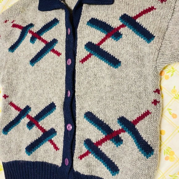 Vintage wool blend Spanner Sweater - Picture 9 of 9